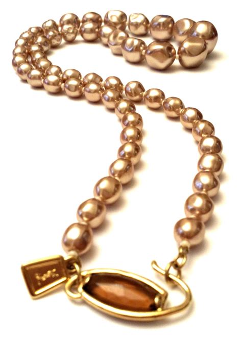 ysl strawberry necklace|ysl pearl jewelry.